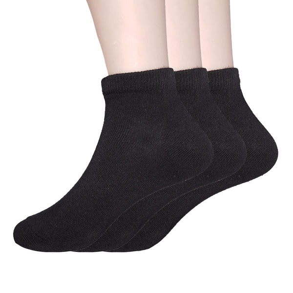 3-pack simple no-show socks